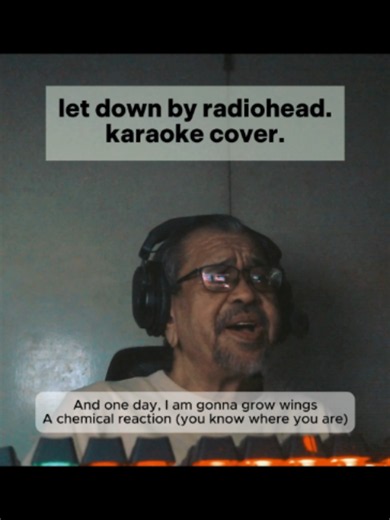 lss again so i just need to sing this song to get it out of my head. this is let down by radiohead. karaoke cover. #cover #song #letdown #radiohead #singing
