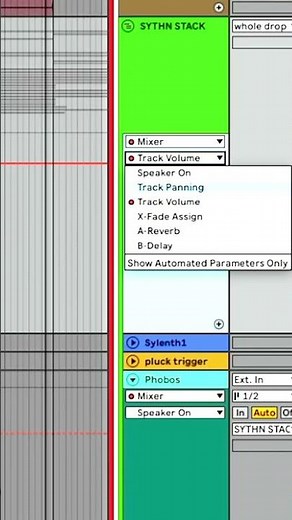 How to use Volume Automation in Ableton