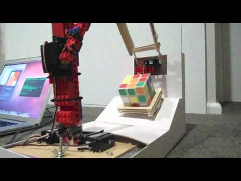 Arduino controlled Rubik's Cube Solver