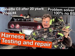 Engine Harness, Headlight Harness (Repair reuse) How to repair and test engine harness Corvette C3