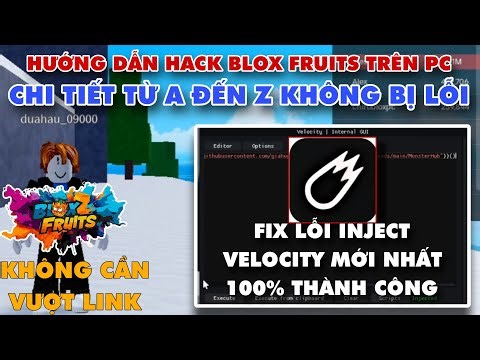 Cách Hack Blox Fruit Trên PC Bằng Velocity Mới Nhất Fix Lỗi Inject Siêu Đơn Giản 100% Thành Công