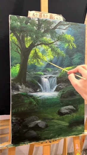 #howtopaint #art #painting #drawing #acrylicpainting #landscapepainting #acrylicscenery