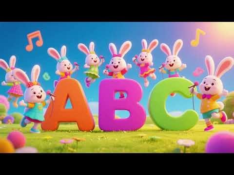 The ABC Song with Bunny Rabbits | Learn Letters with Cute Bunnies!