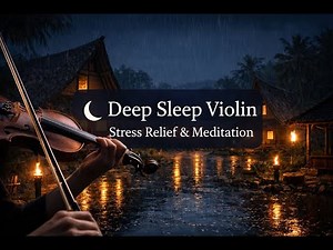 Relaxing Solo Violin Music for Deep Sleep, Stress Relief & Meditation