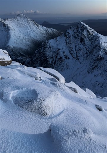 Scenic Moonlit Mountains of Scotland
