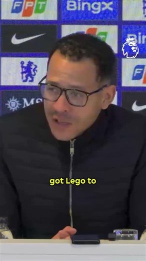 Premier League on Instagram: "Liam Rosenior responds to some interesting reports about his management techniques 😅🧩 @chelseafc"