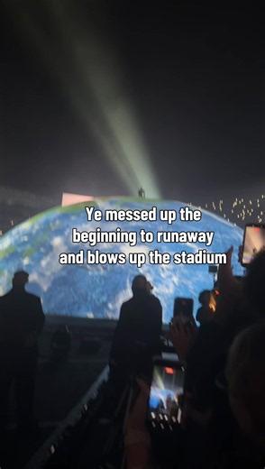RUNAWAY. #ye #fyp #kanye #yeezy #chicago | kanye west concert