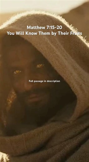 Matthew 7:15-20 You Will Know Them by Their Fruits