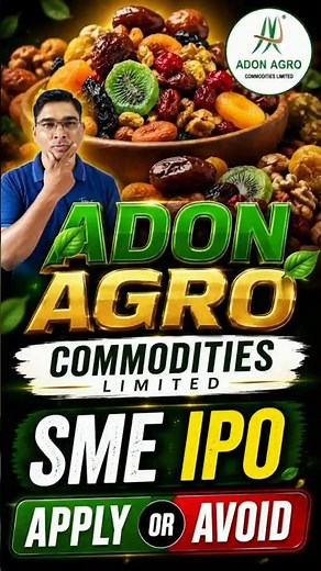 Adon Agro Commodities SME IPO Apply or Avoid #shorts