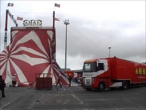 Reportage sur les installations du cirque Amar 2014 Partie 2