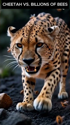 Epic Slow-Motion: Cheetah Devours Honeybee Swarm | 01