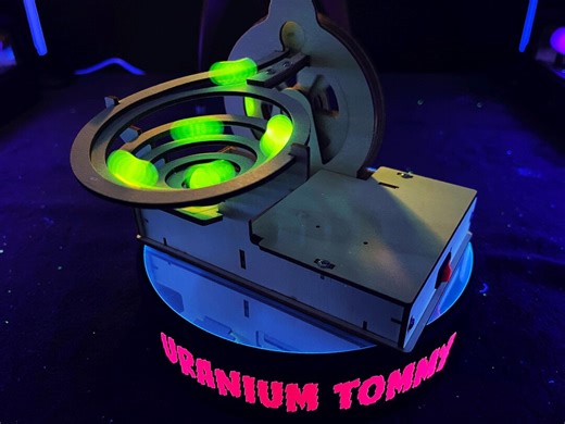 Battery Powered Marble Run Desktop Machine - Includes 12 Uranium Glass Marbles - Etsy