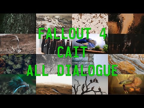 Fallout 4 Cait - All Dialogue (cut content included)