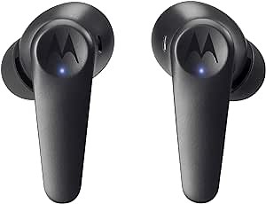 Motorola Sound Moto Buds 600 ANC - Active Noise Cancelling Wireless Earbuds, IPX5 Water-Proof, Snapdragon Sound & ENC, Apple & Android Compatible - Black