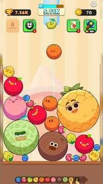 #Mobile Game Play : Fruit Clash - Sort and Merge - Level 17 to 18
