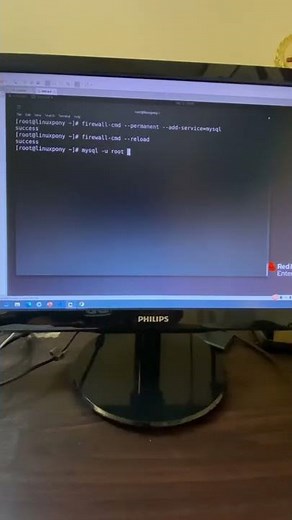 login MariaDB, Red Hat Enterprise 8 Linux Tutorial 18