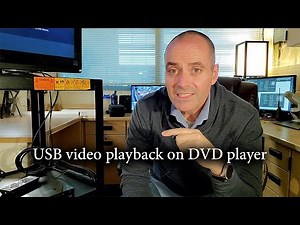 Video playback from USB drives on Blu-ray players.