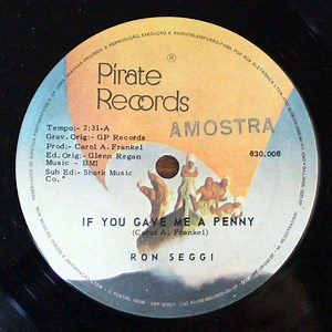 Ron Seggi - If You Gave Me A Penny / Sing A Song