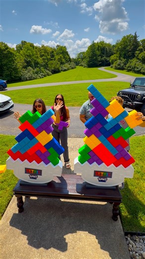 World’s Biggest Tetris Party Game #tetris #challenge | Evan Era