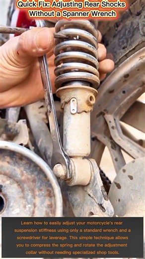Quick Fix: Adjusting Rear Shocks Without a Spanner Wrench
