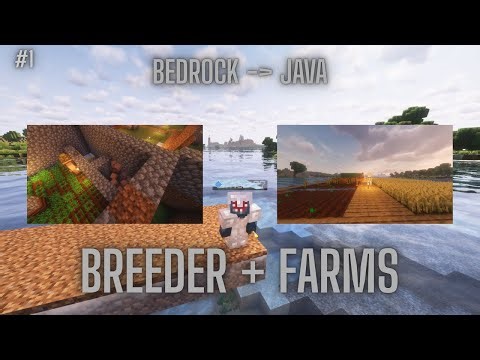 Switching From Bedrock To Java - Villager Breeder and Farms - #1