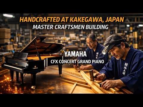 Yamaha CFX Concert Grand Piano Manufacturing Process : Mastercrafted Sound & Expression