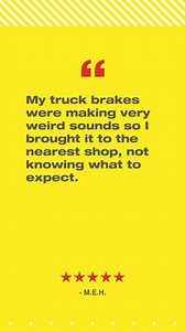Strange brake noises can be annoying and unsettling. Glad we could provide peace of mind about your truck brakes, M! | Tires Plus | Facebook