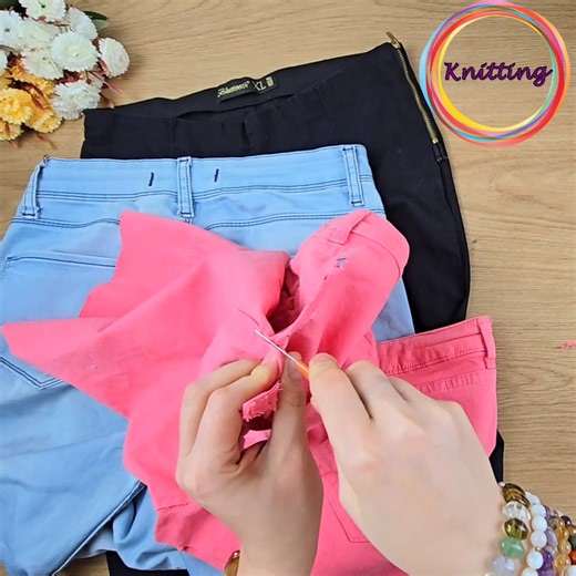 😱DO NOT THROW IT away!. Incredible recycling idea from old trousers /Idea / Recycle / DIY | Knitting