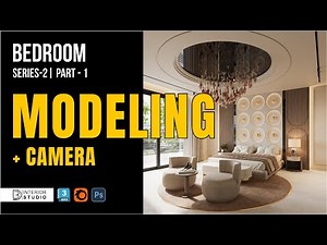 Bedroom Modeling & Camera Setup in 3ds Max | Part 1 | Step-by-Step Tutorial ‪@3dinteriorstudio‬
