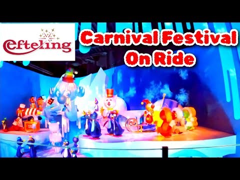 Carnival Festival EPIC Dark Ride At Efteling Theme Park [4K]