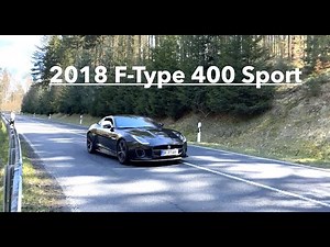 2018 Jaguar F-Type 400 Sport V6 Sound - winding road (fast drive)