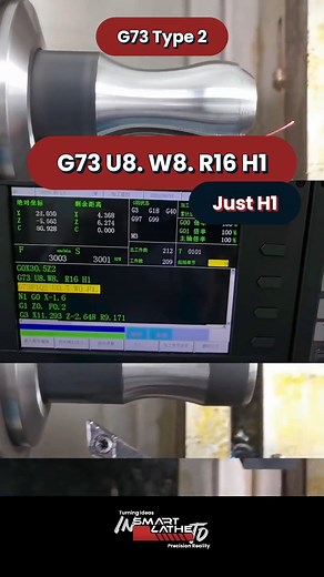 101K views · 914 reactions | SL-36 CNC Lathe in Action — G73 Type 1...