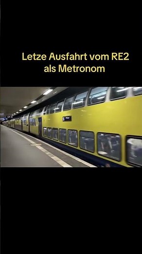 Metronom verlässt Hannover zum letzten Mal als RE2 nach Göttingen