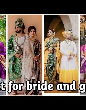Maharashtrian BRIDE and GROOM Outfit Ideas | Outfit ideas for wedding