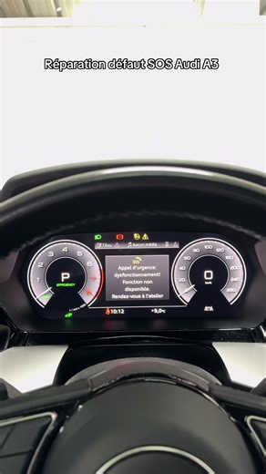 Réparation défaut SoS sur Audi A3 2023