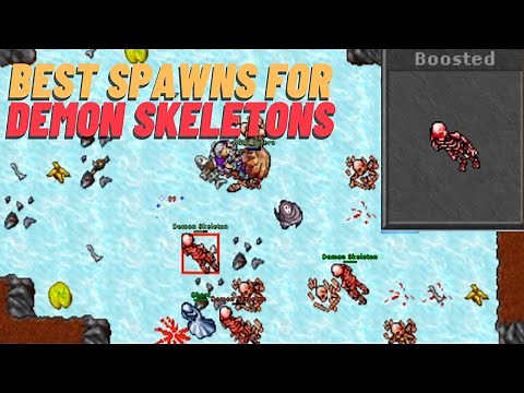 Best spawn's to hunt Demon Skeletons [Boosted, Prey or Bestiary]