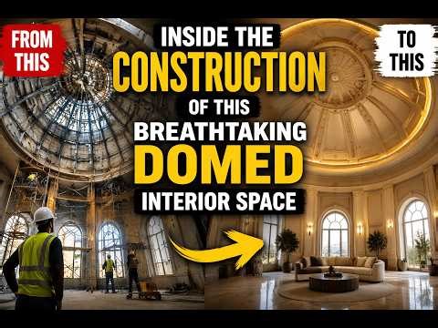 Domed Interior Construction: Inside This Breathtaking Luxury Space