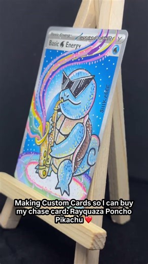 Making custom Pokemon Cards so I can buy my dream card!! #art #pokemon #custom