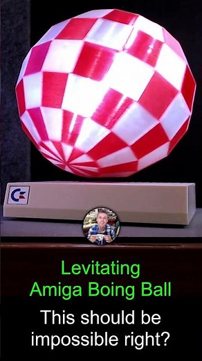 Levitating Amiga Boing Ball… For the 40th Anniversary!