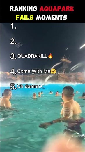 Ranking the FUNNIEST Aquapark Fails 💦😂