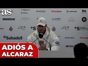 Carlos Alcaraz leaves Godó: no return date