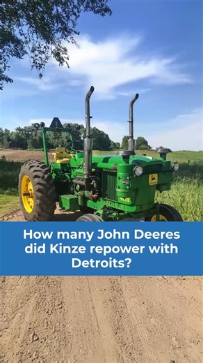 Tractor Zoom on Instagram: "How many Detroit Diesel repowers did Kinze actually build, anyway? #detroitdiesel #tractors #agriculture #repower #engineswap"