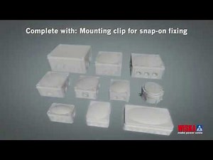 COMBI Junction Boxes - For inside and outside applications