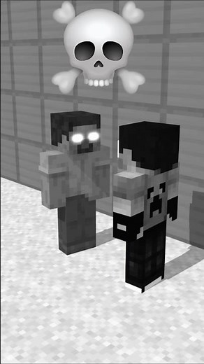 Minecraft Epic Battle: Herobrine vs Steve vs Alex vs Creeper! 😱🔥 #shorts