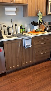 This collapsible trash can is so convenient! 🗑️ Shop it here: https://amzn.to/3WP1CyK | Apartment Therapy