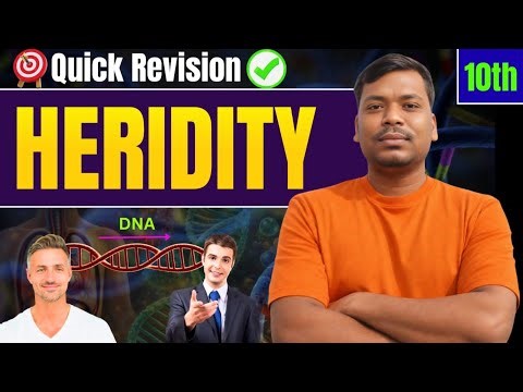 Master Heredity in 25 mins! | All Concepts + NCERT Questions | Class 10 Biology|| CBSE 2026