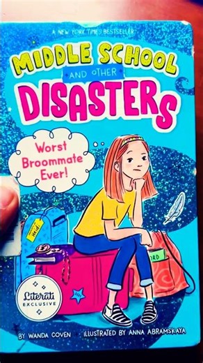 Middle School and other Disasters - Worst Broommate Ever #shorts #kidsbooks #childrensbooks