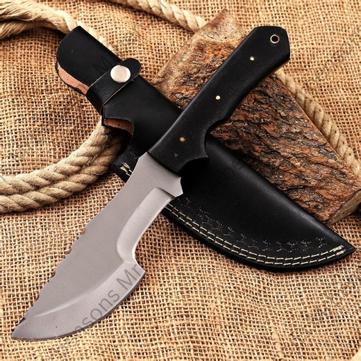 The Hunted Movie Knife: Tom Brown Tracker Custom Handmade D2 Took Steel Full Tang Tracker Hunting Knife With Sheath Best Halloween Gift. - Etsy