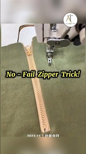 Easiest way to Sew Zippers