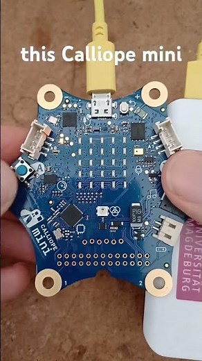 Flappy bird on a Calliope mini #Programming #CalliopeMini